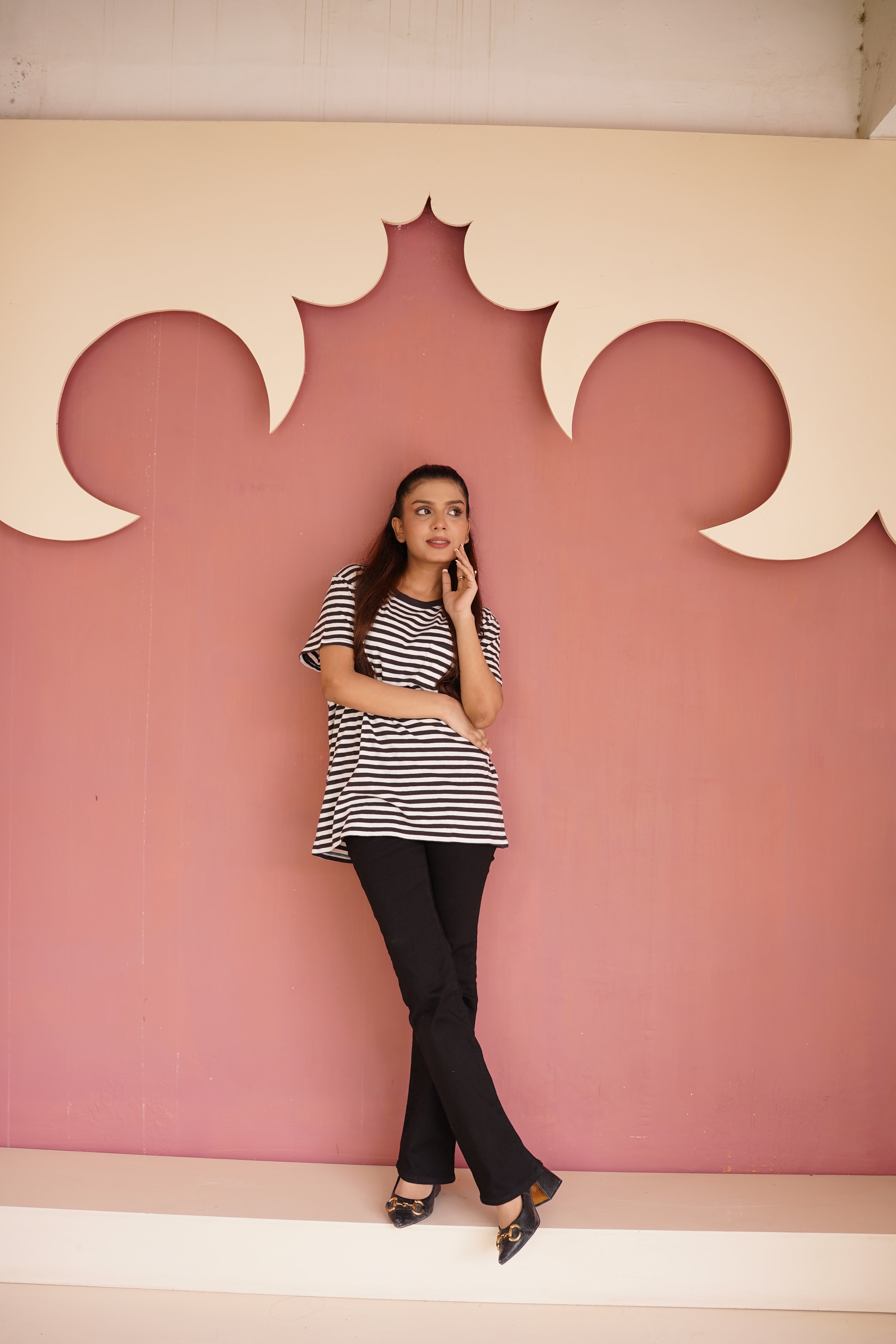 Stripped Roundneck T-Shirt