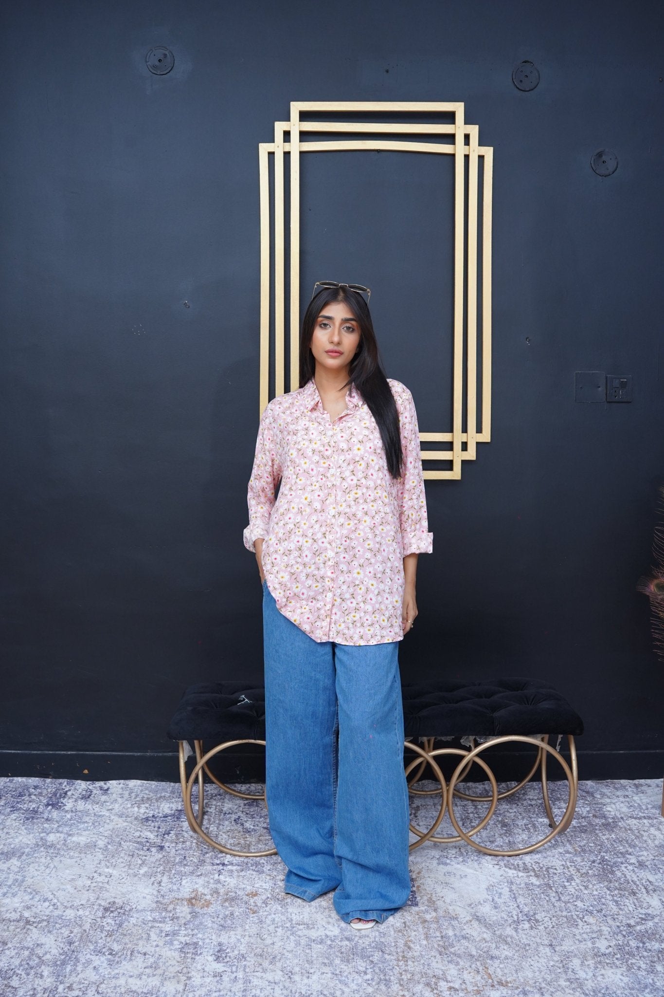 Pink Printed Shirt - Toronto Yarn