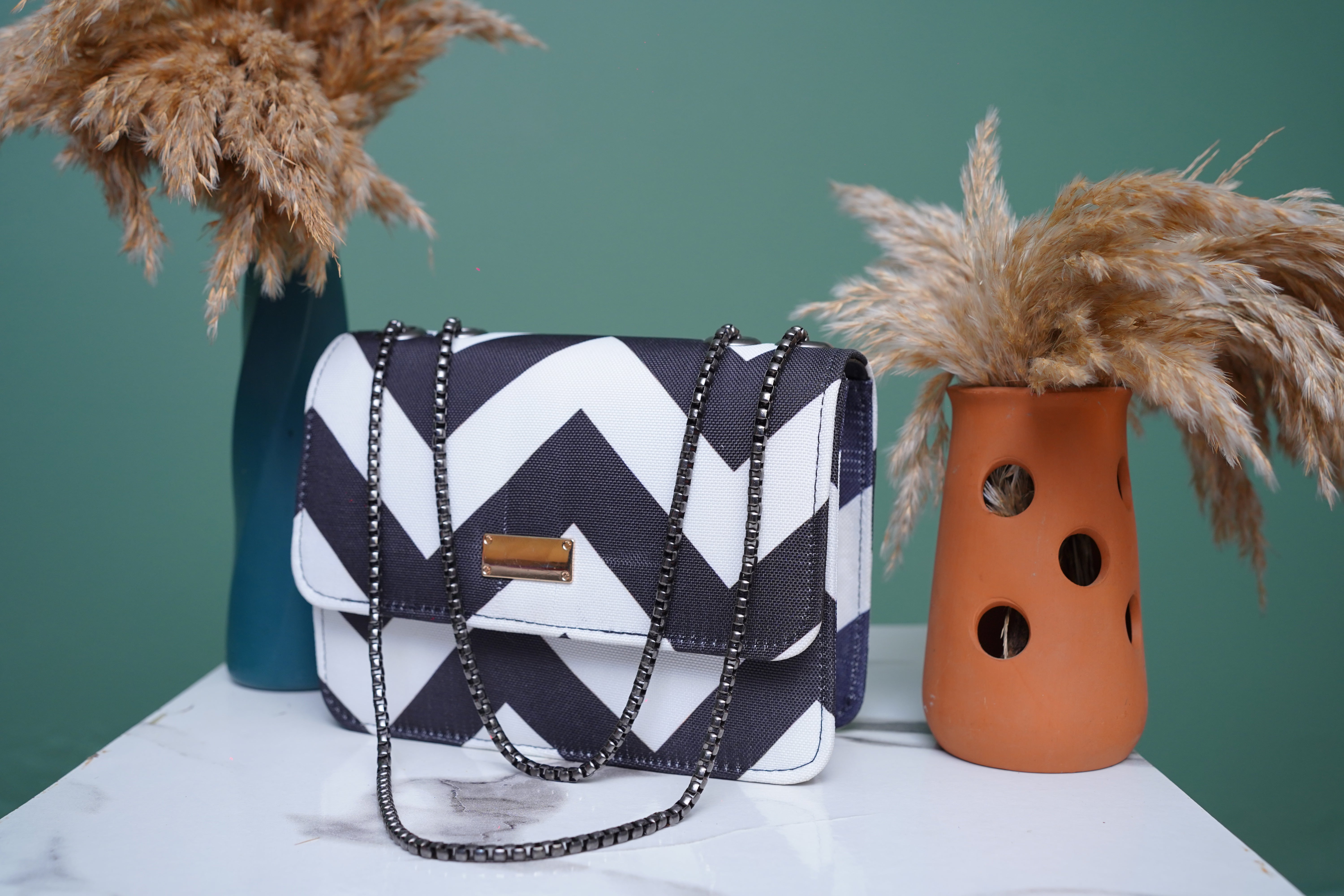 Black & White Handbag