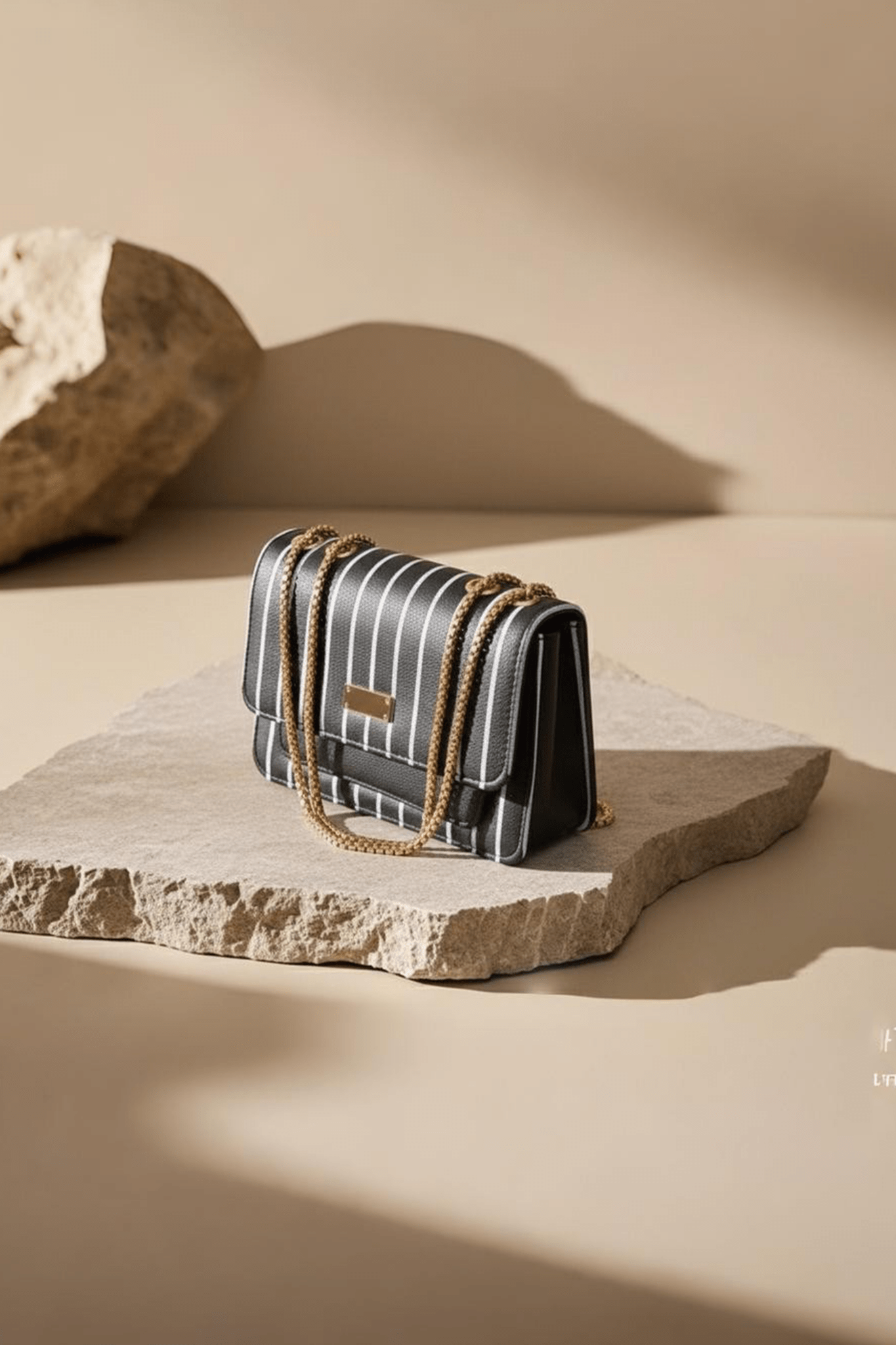 Black Lining Handbag - Toronto Yarn