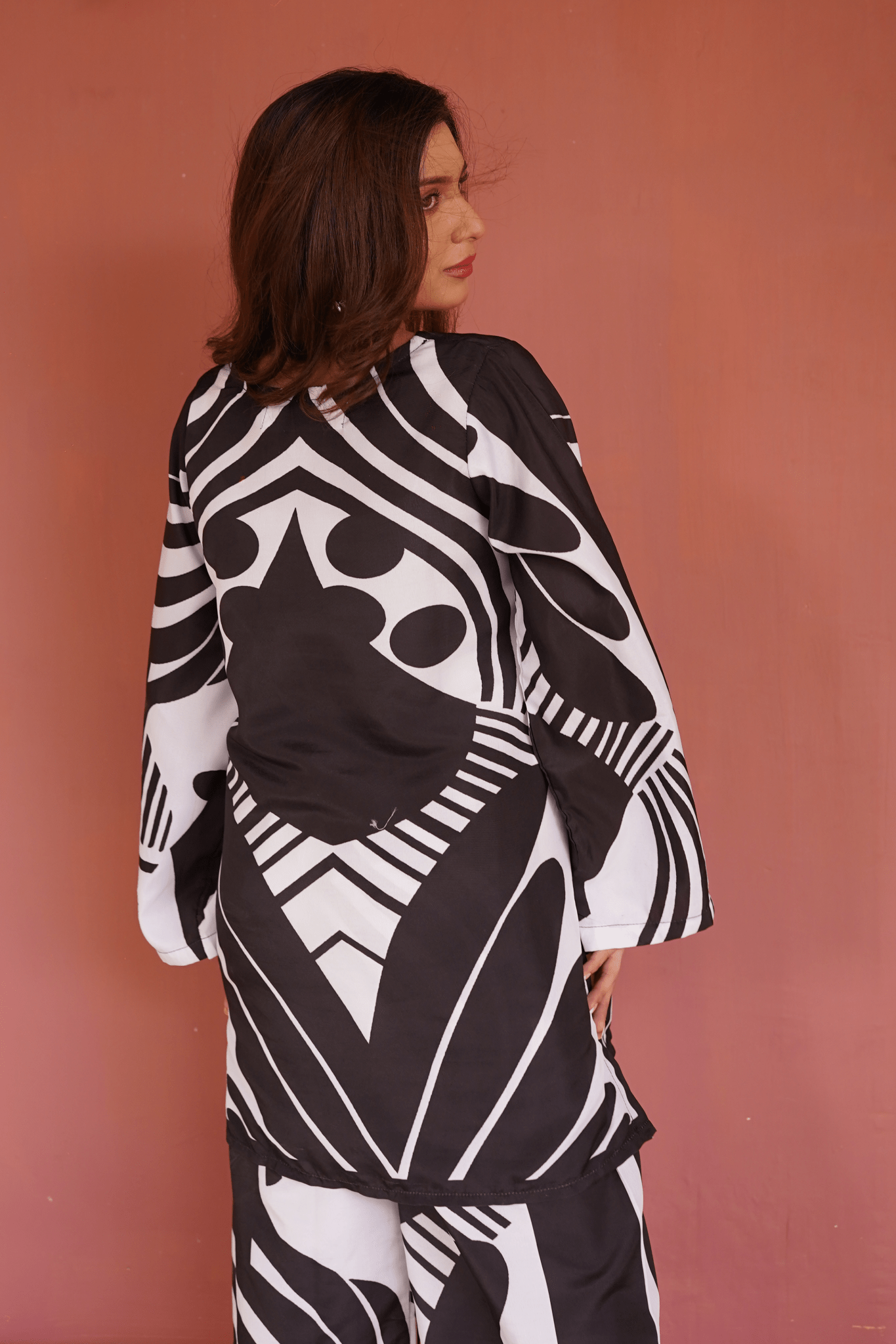 Black Printed Coord - Set - Toronto Yarn