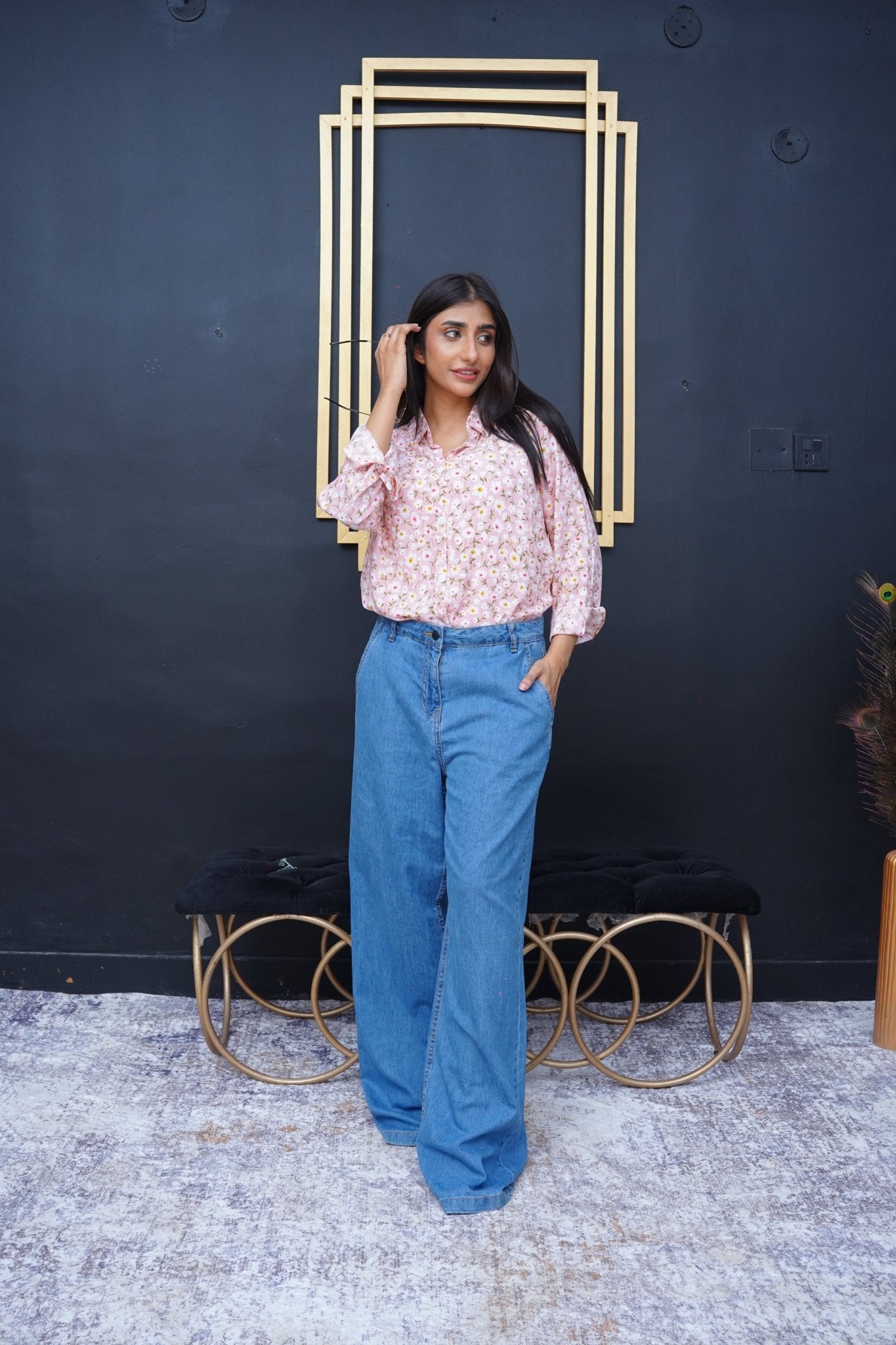 Classic Blue Baggy Jeans - Toronto Yarn