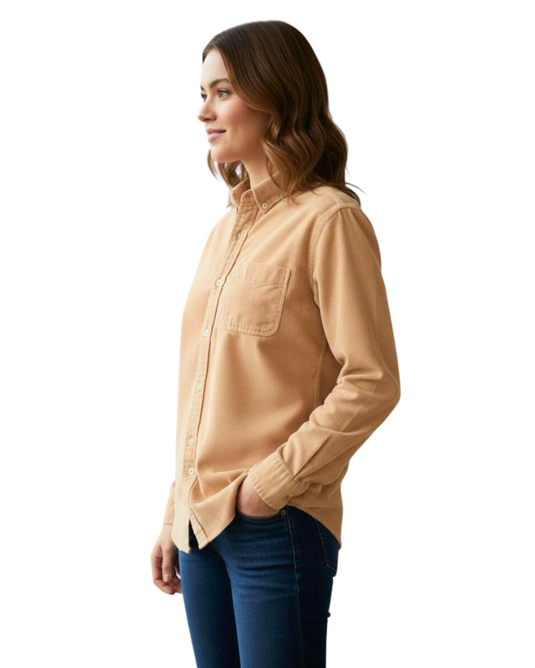 Classic Everyday Unisex Shirt – Premium Corduroy Comfort - Toronto Yarn