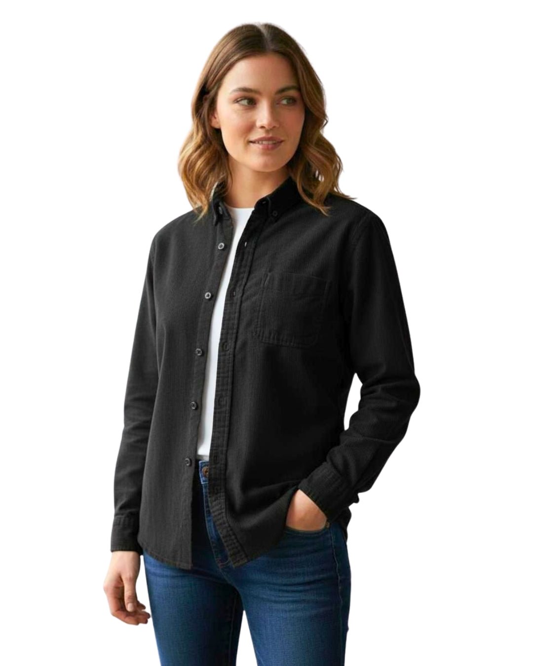 Classic Everyday Unisex Shirt – Premium Corduroy Comfort - Toronto Yarn