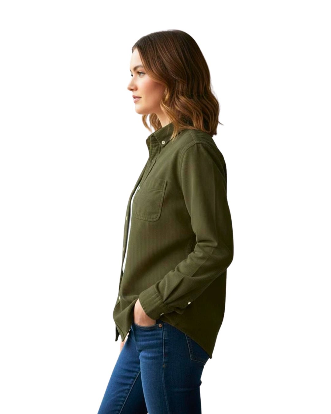 Classic Everyday Unisex Shirt – Premium Corduroy Comfort - Toronto Yarn