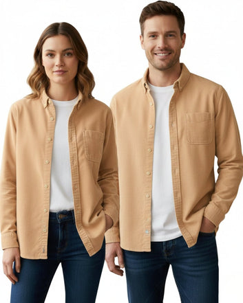 Classic Everyday Unisex Shirt – Premium Corduroy Comfort - Toronto Yarn