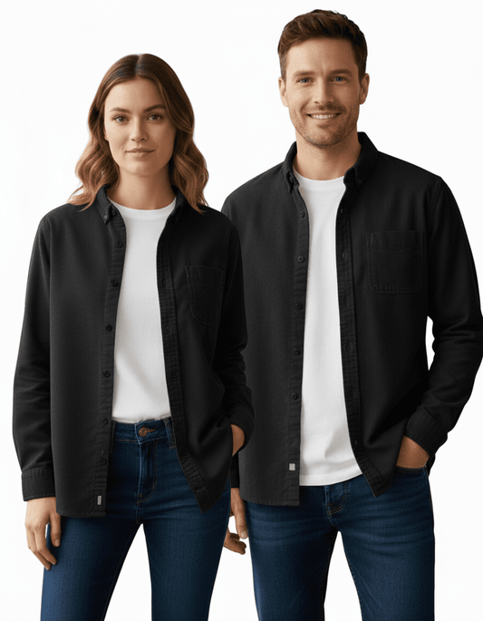 Classic Everyday Unisex Shirt – Premium Corduroy Comfort - Toronto Yarn