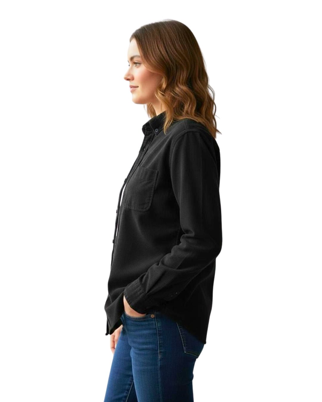 Classic Everyday Unisex Shirt – Premium Corduroy Comfort - Toronto Yarn