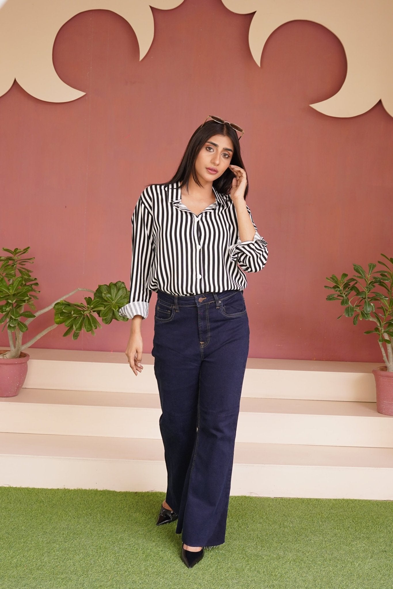 Dark Blue BootCut Jeans - Toronto Yarn