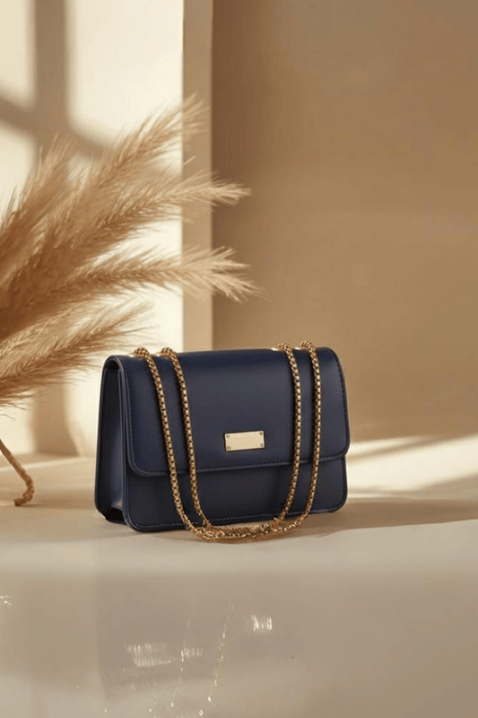 Dark Blue Handbag - Toronto Yarn