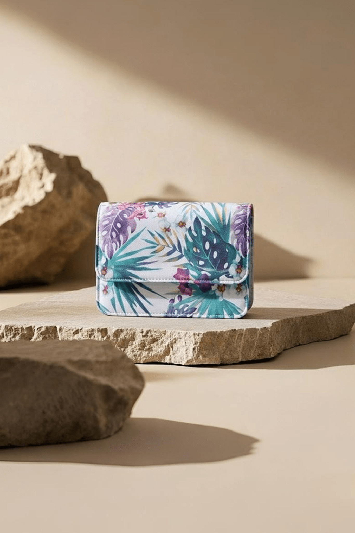 Floral Printed Handbag - Toronto Yarn