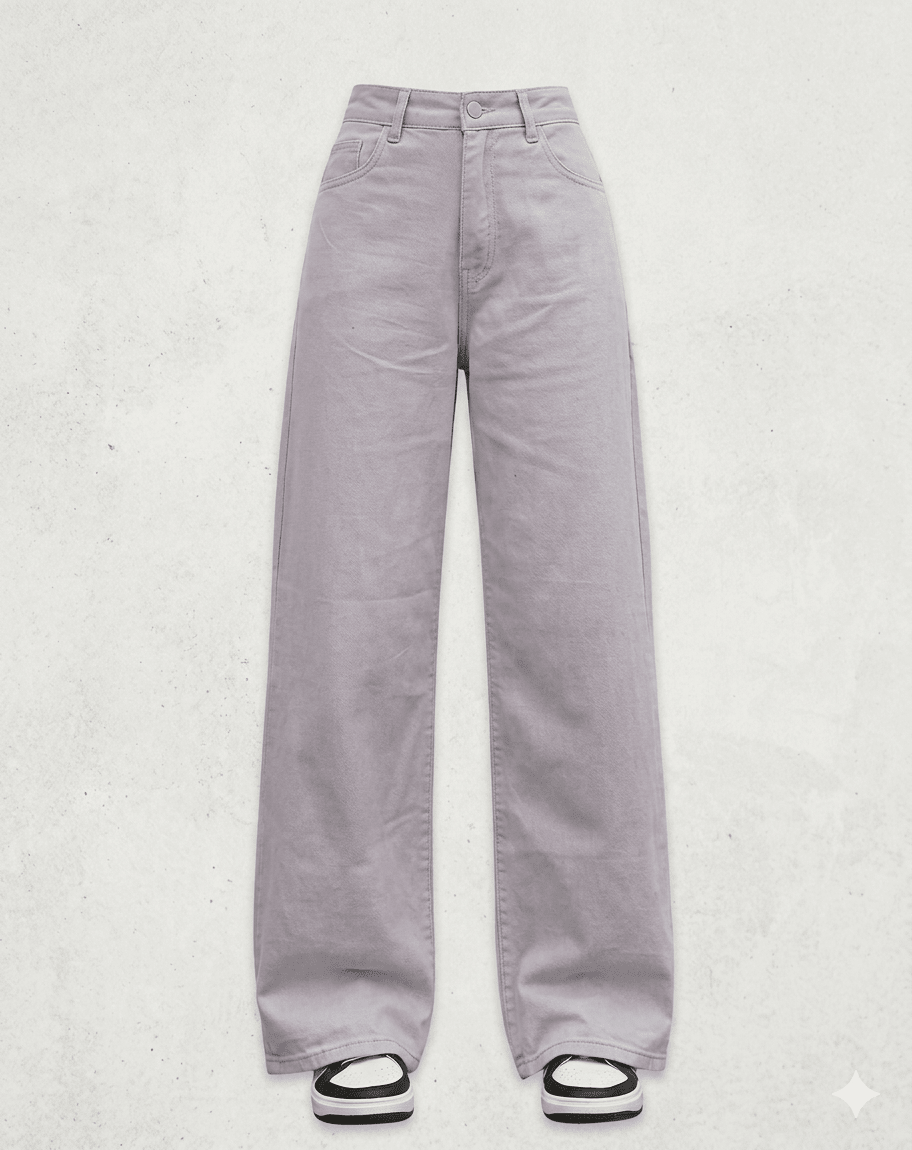 Grey Baggy Jeans - Toronto Yarn
