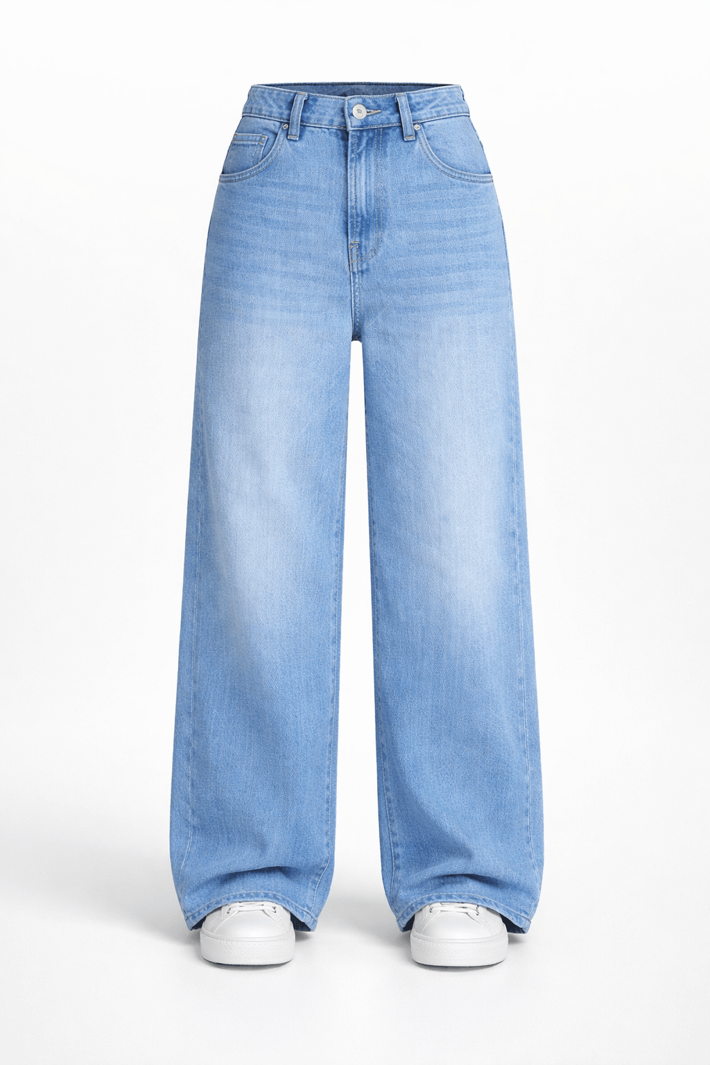 Light Blue Wide - Leg Jeans - Toronto Yarn