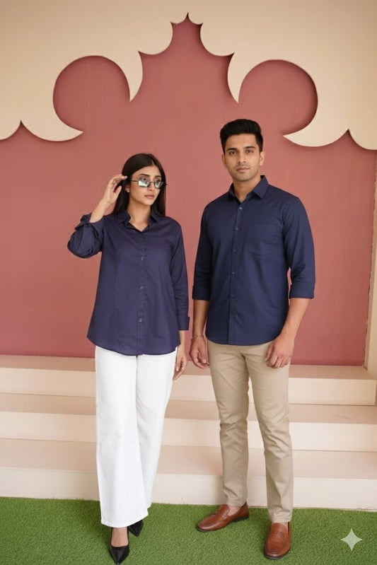 Navy Blue Shirt - Toronto Yarn