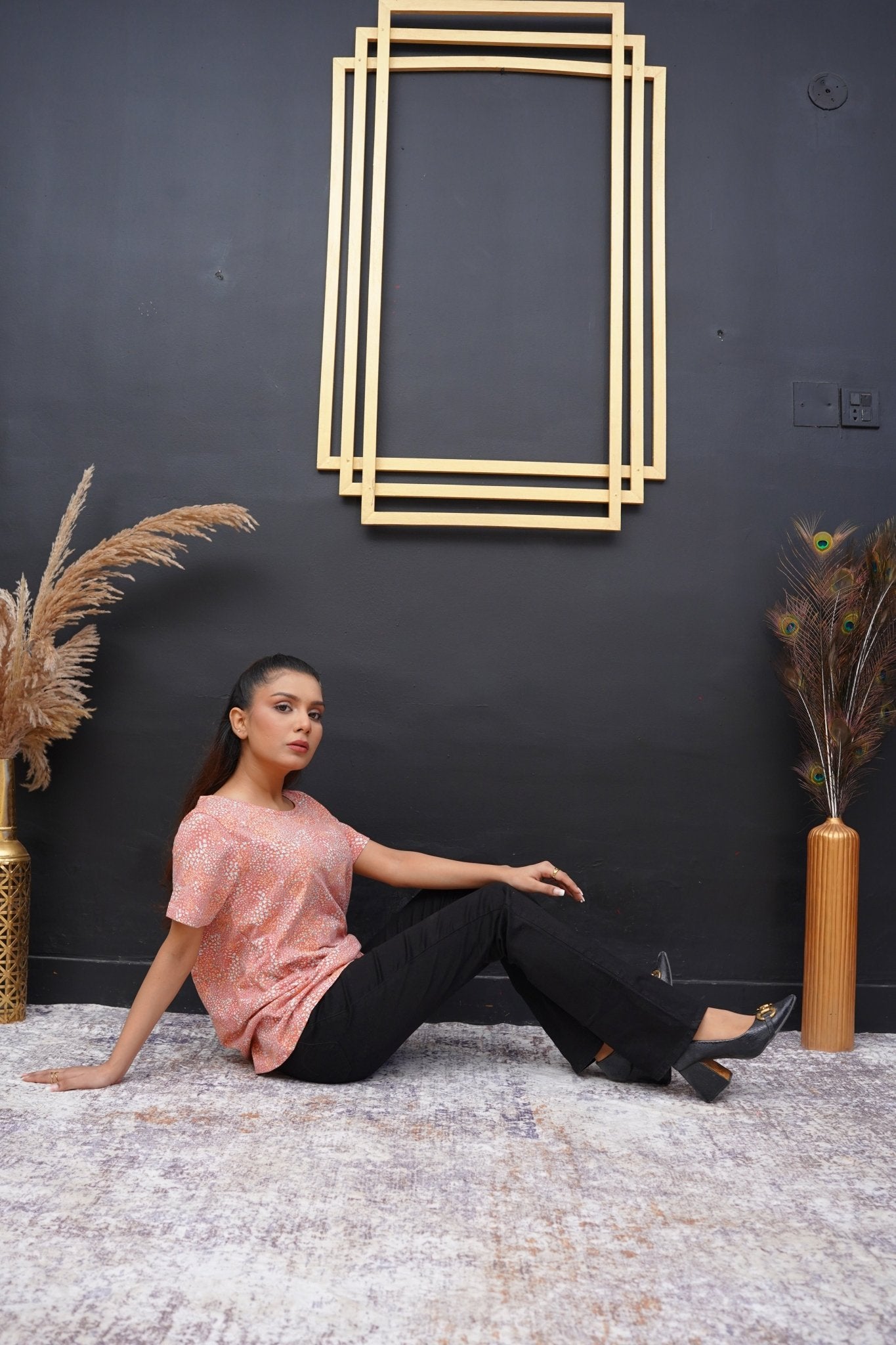 Pink Printed T-Shirt