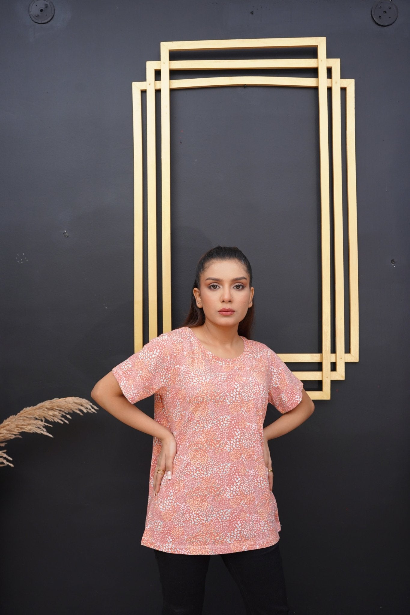 Pink Printed T-Shirt - Toronto Yarn