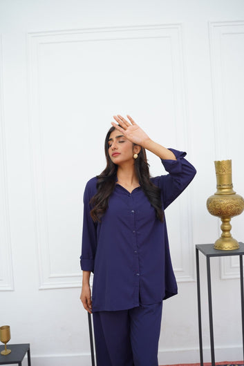 Royal Blue Coord - Set - Toronto Yarn