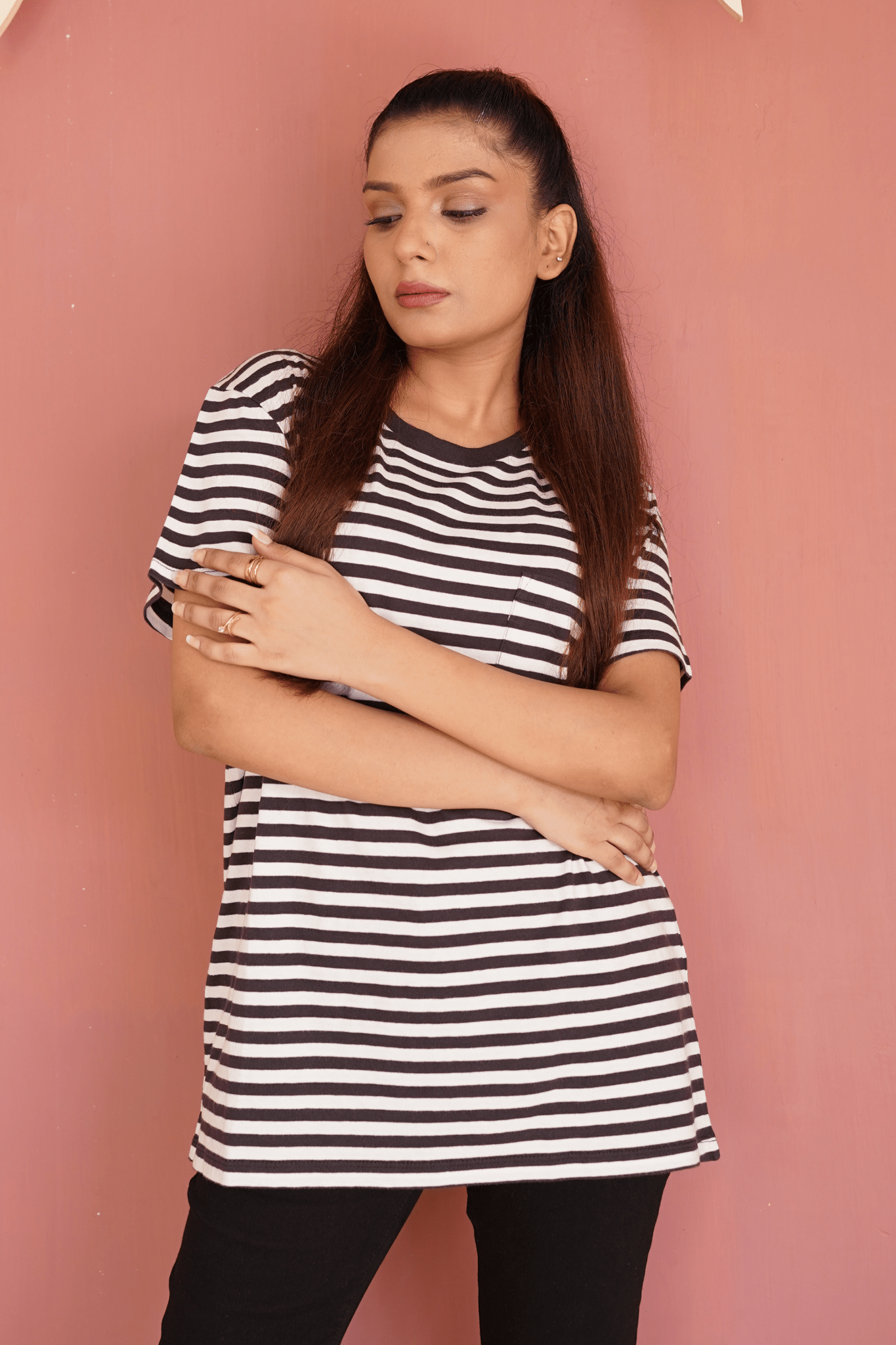 Stripped Roundneck T-Shirt - Toronto Yarn