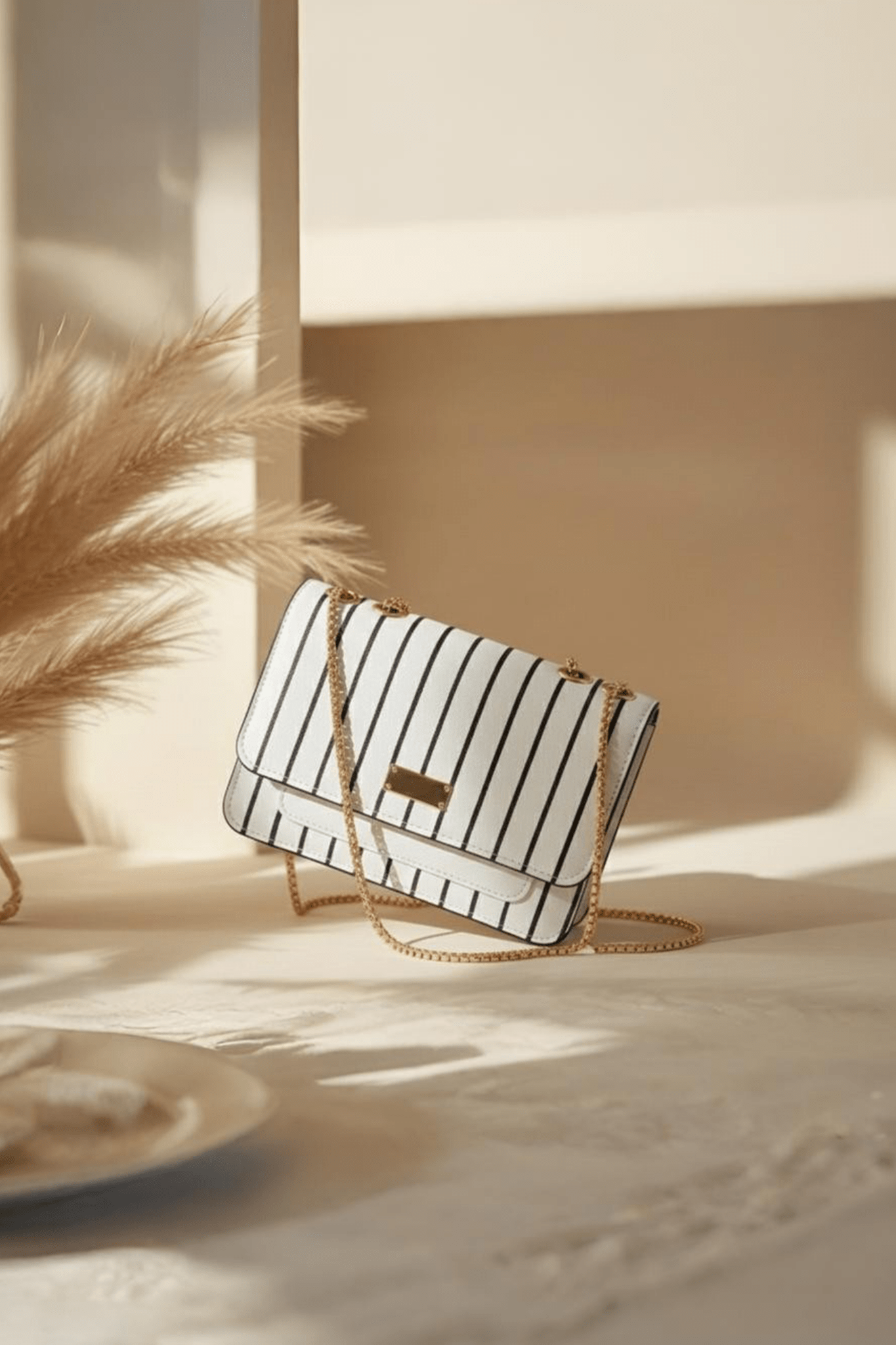 White Lining Handbag - Toronto Yarn