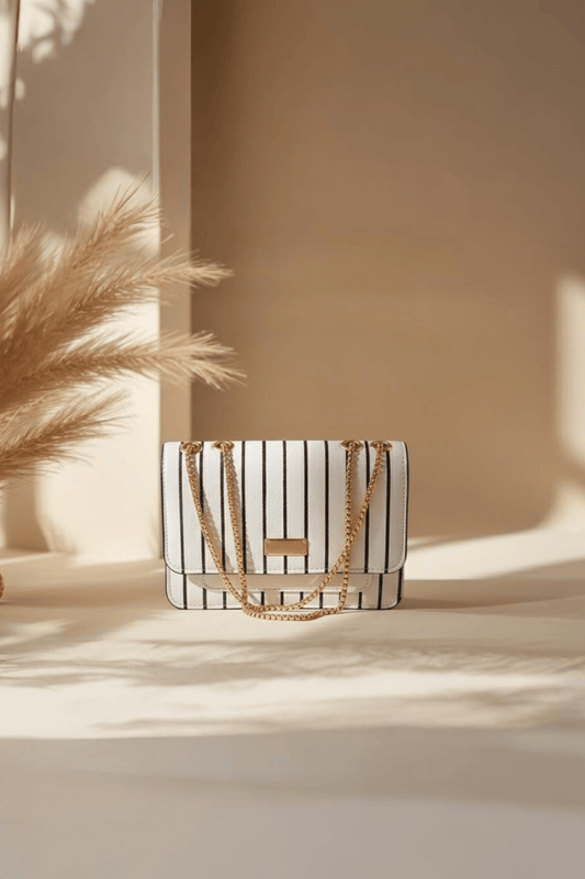 White Lining Handbag - Toronto Yarn