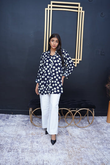 White Wide Leg Jeans - Toronto Yarn